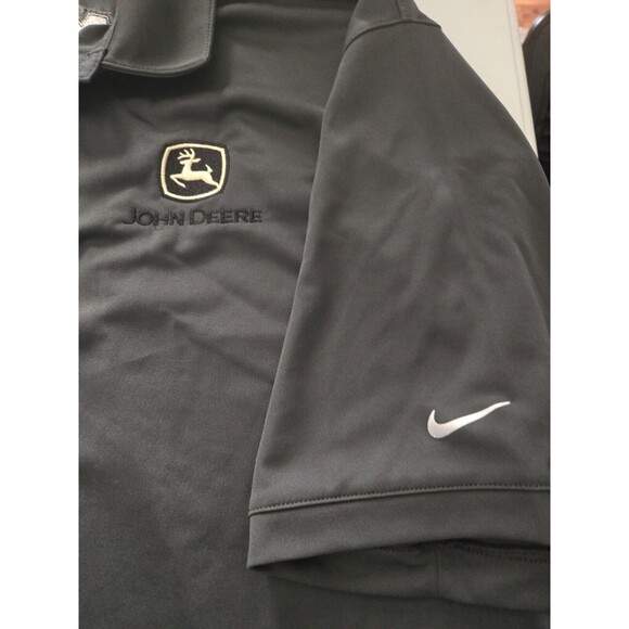 Nike Golf‎ Polo Shirt Size XXL Dri-Fit Gray Mens Short Sleeve Embroidered - Picture 3 of 9